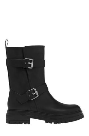 Gianvito Rossi Thiago Biker in Black at Nordstrom, Size 35.5