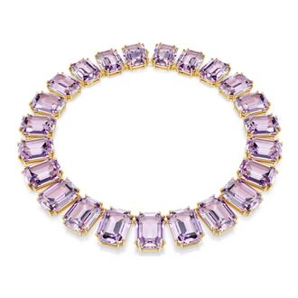 Swarovski Unisex Millenia Tennis Ketting Violet 5715330 - Dames - Kettingen - Paars - ONE Size - Accessoires