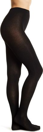 Hue Flat-Knit Sweater Tights in Black at Nordstrom Rack, Size Small/medium