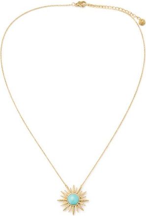 Panacea Turquoise Burst Pendant Necklace at Nordstrom