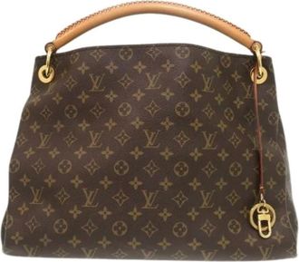 Louis Vuitton Pre-owned Handbags, female, Brown, Size: ONE SIZE Pre-owned Vintage Canvas Handbag