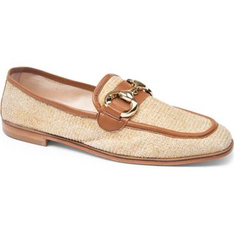 Patricia Green Harlow Bit Loafer in Natural Raffia at Nordstrom, Size 10
