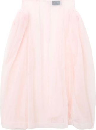 Simone Rocha Doorzichtige rok - Roze