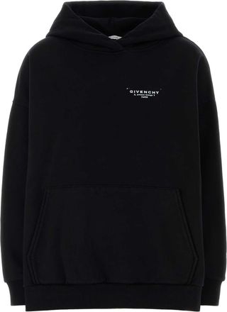 Givenchy Womens Black Cotton Oversize Sweatshirt - Size X-Small