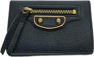 Balenciaga Pre-owned Wallets, female, Blue, Size: ONE SIZE Pre-owned Fabric Wallet