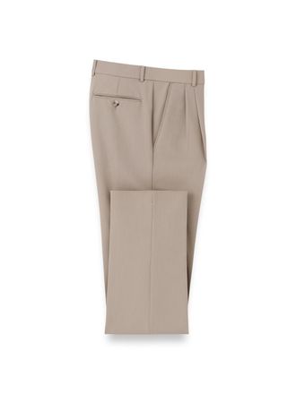 Paul Fredrick Comfort Stretch Travel Pleated Pants