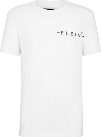 Philipp Plein T-shirt Ronde Hals SS - Heren - T-shirts - Wit - 2XL - Katoen - Tops