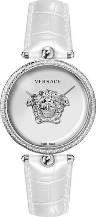 Versace Horloges - Dames - Horloges - Wit - ONE Size - Leer - Accessoires