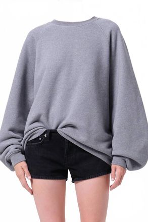 A Gold E Valma Sweatshirt In Heather Grey