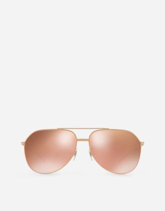 Dolce & Gabbana Gold Edition Sunglasses - Man Icons Pink Gold Onesize