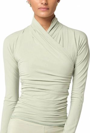 The Line By K Womens Felix Top In Sage
