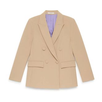 Maliparmi Blazers, female, Beige, Size: XS Cady Jacket