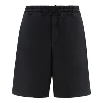Alexander McQueen Heren, Korte broeken, Zwart, Maat: S Jersey