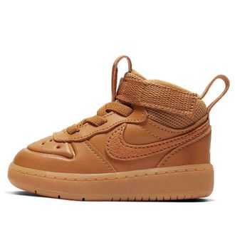 Nike (TD) Nike Court Borough Mid 2 Boot Wheat Yellow Brown Yellow BQ5445-700