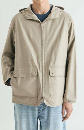 Scalpers Mesh Hooded Jacket in Lightcamel at Nordstrom, Size Xx-Large Eu