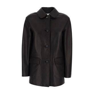 Tagliatore Dames, Jassen, Zwart, Maat: S Leer