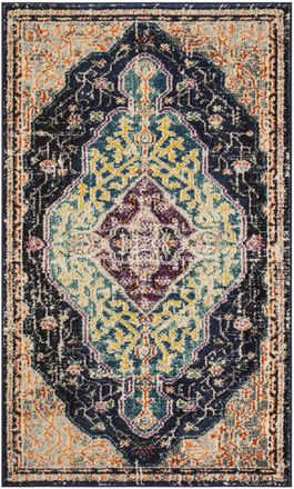 Safavieh Alfombra negro/azul 122 x 170 cm
