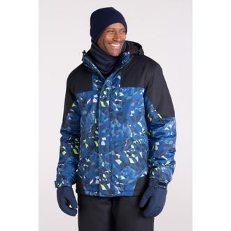 Mountain Warehouse Heren Camo Ski-jas & -broek (Donkerblauw)