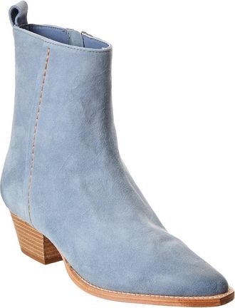 Free People Bowers Embroidered Suede Boot
