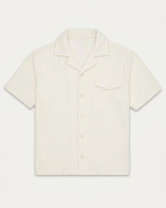 Fortela Arlo Terry polo in Ecru at Nordstrom, Size X-Large Eu