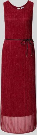 Zabaione Maxikleid mit Bindeg&uuml;rtel Modell An44ina in Bordeaux, Gr&ouml;&szlig;e XXL