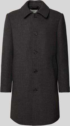 Selected Regular Fit Wollmantel mit Umlegekragen Modell ARCHIVE in Dunkelgrau, Größe XXL