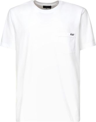 Fay T-shirt With Embroidered Logo