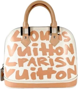 Louis Vuitton Pre-owned Handbags, female, Beige, Size: ONE SIZE Pre-owned Vintage Handbag