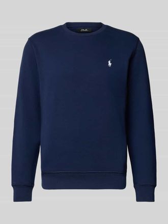 Polo Ralph Lauren Sweatshirt mit gerippten Abschl&uuml;ssen in Dunkelblau, Gr&ouml;&szlig;e XXL