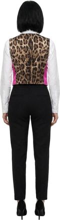 Dolce & Gabbana Tailored Polyamide Vest - Pink