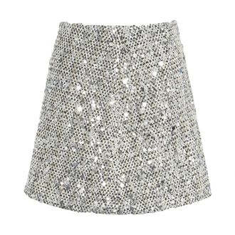 Add Short Skirts, female, Gray, Size: XS Womens Clothing Skirts Grigio Aw25