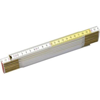 Stanley st doppio metro bianco/giallo spessore 3 mm pz 10,0