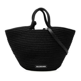 Balenciaga Pre-owned Ibiza Tote Bag - Dames - Vintage Shopper - Zwart - ONE Size - Leer - Vintage