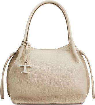 Tod's Borsa tote media in pelle - Toni neutri