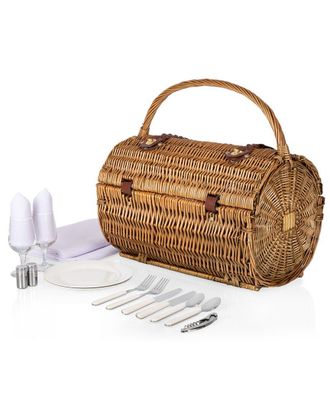 Picnic Time Dnu Picnic Time Barrel Gingham Picnic Basket