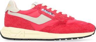 Autry Vintage lage sneakers met leren inzetstuk - Heren - Sneakers - Rood - 47 EU - Leer - Schoenen