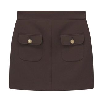 Seductive Paris Mini Rok - Dames - Rokken - Bruin - Maat: M