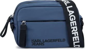 Karl Lagerfeld Borsa a tracolla con logo KLJ - Blu