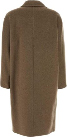Ismad London Womens Cappuccino Cashmere Ardenne Coat Tortora Cappotti