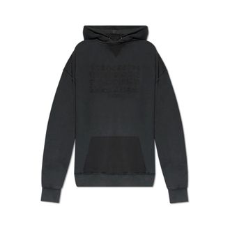 Maison Margiela Hoodies, male, Gray, Size: XS Hoodie with logo
