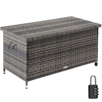 TecTake Storage Box Kiruna in Grey | Size: Large
