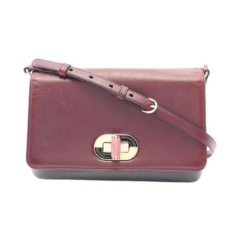 Bulgari Borsa a spalla in pelle Pre-owned - - Pre-owned - Donna - Rosso - ONE SIZE