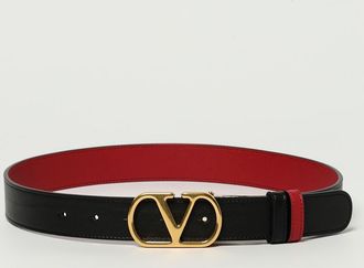 Valentino Garavani Cintura VLogo Signature Valentino Garavani reversibile in pelle