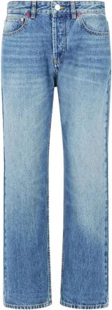 Isabel Marant Drolane Straight Jeans - Dames - Regular Fit Jeans - Blauw - M - Katoen - Jeans
