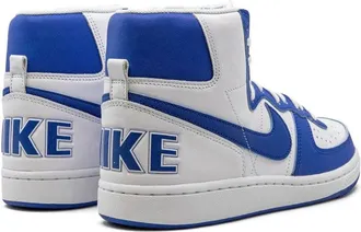 Nike Mens Terminator High High-Top Sneaker White Leather Rubber