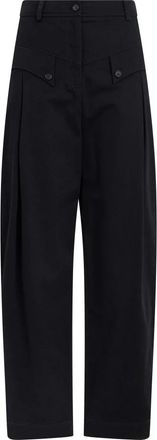 Alberta Ferretti Balloon Pants - Dames - Broeken - Zwart - M - Katoen - Broeken