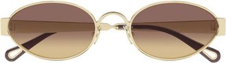 Chlo&eacute; Ch 0355S Zonnebril - unisex - Zonnebrillen - Geel - 54 MM - Accessoires