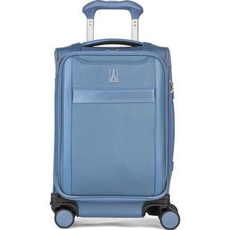 Travelpro Versapack + Lightweight Softside Expandable 20 Compact Carry On Spinner Luggage in Elemental Blue at Nordstrom