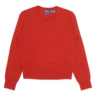 Polo Ralph Lauren Rondgebreide trui - Dames - Ronde hals truien - Rood - L - Truien & Vesten