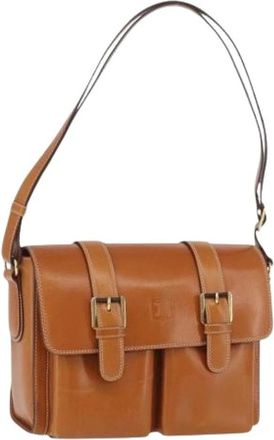 Celine Pre-owned Cross Body Bags, female, Brown, Size: ONE SIZE Pre-owned Vintage Shoulder Bag
